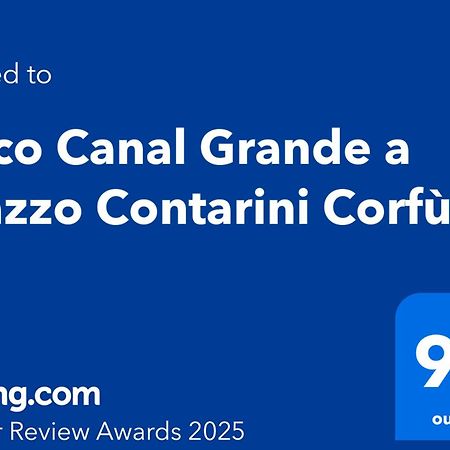 Attico Canal Grande A Palazzo Contarini Corfu Venedig Eksteriør billede