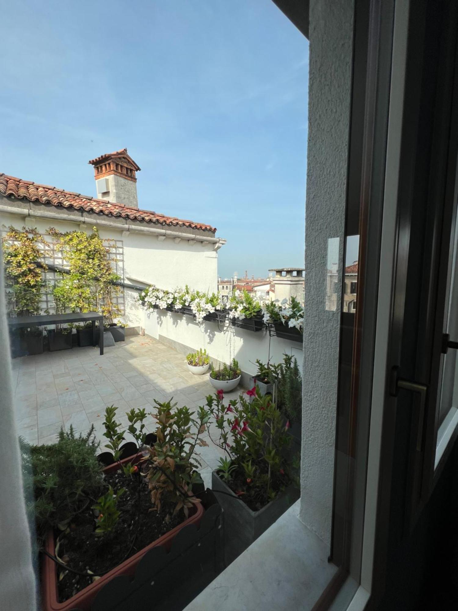 Attico Canal Grande A Palazzo Contarini Corfu Venedig Eksteriør billede
